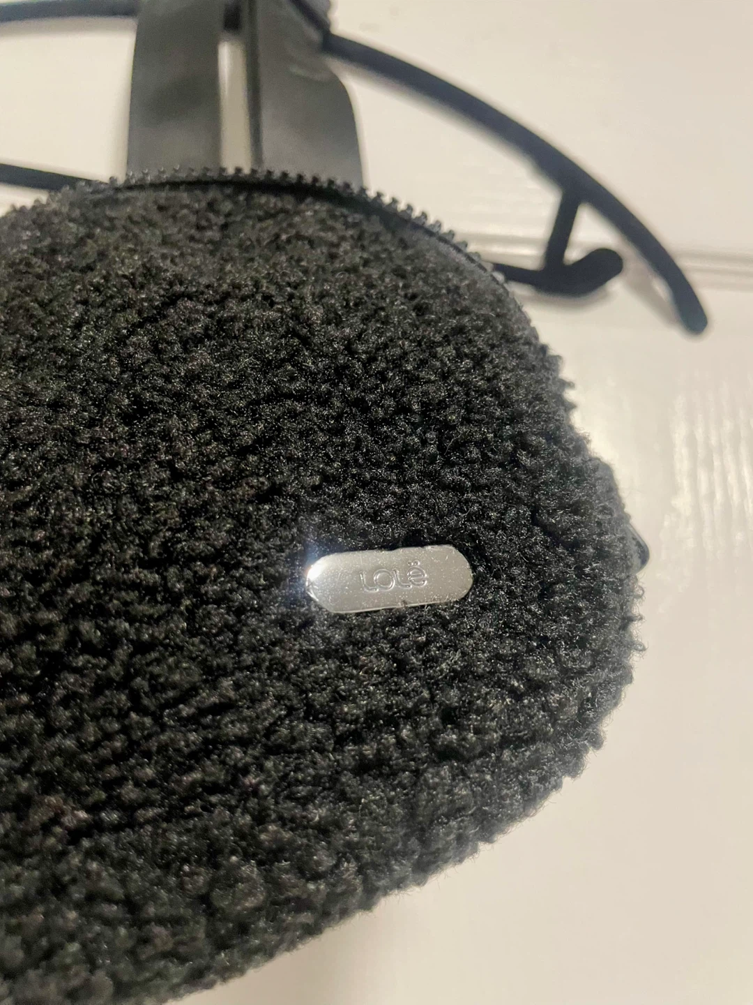 Lole Black Teddy Fleece Fanny Pack