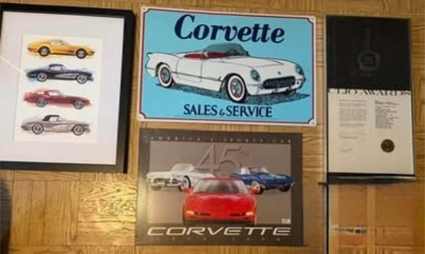 Corvette Car Art Collection