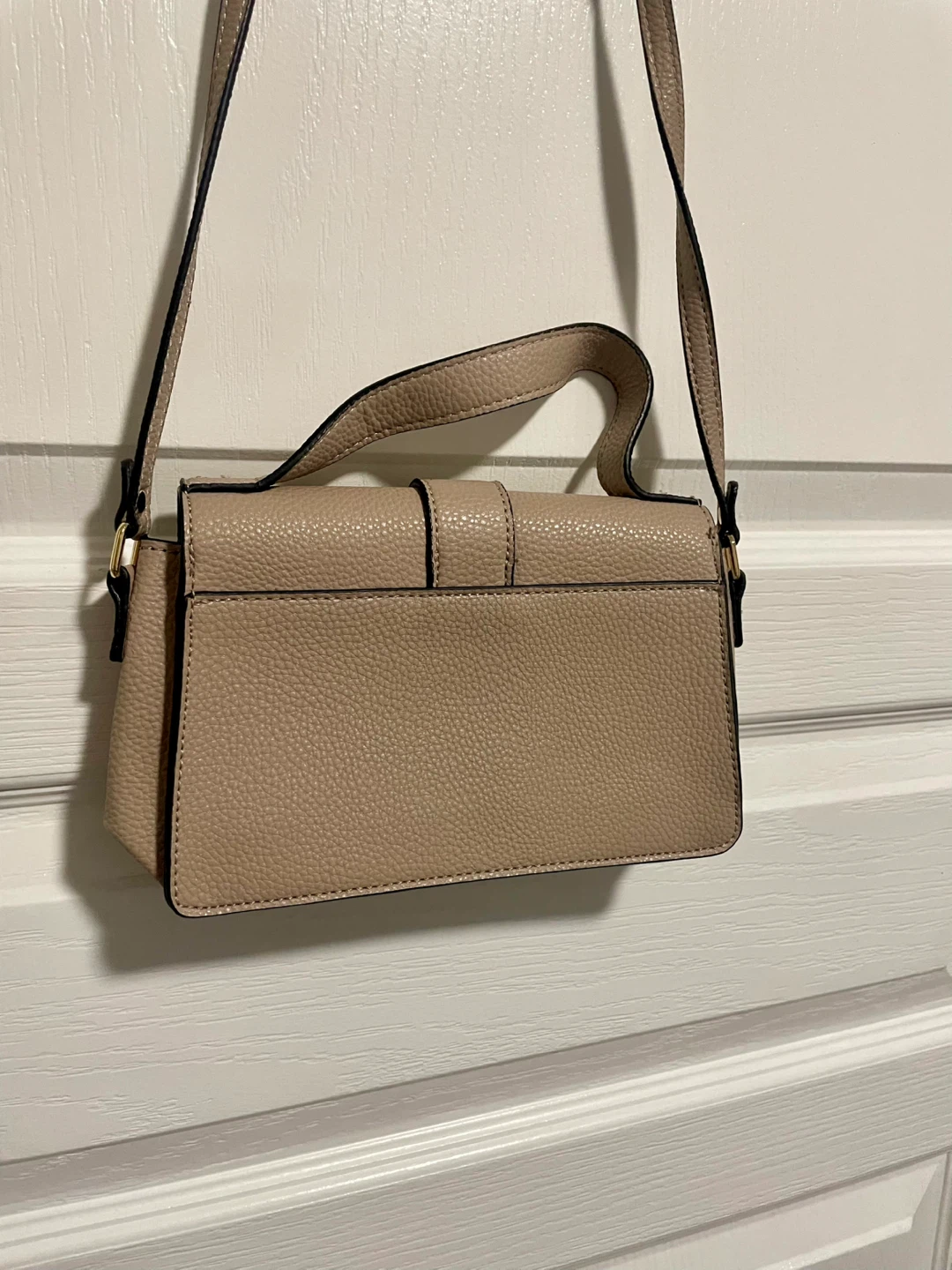 Kendall + Kylie Beige Pebble Leather Crossbody Bag - photo 5