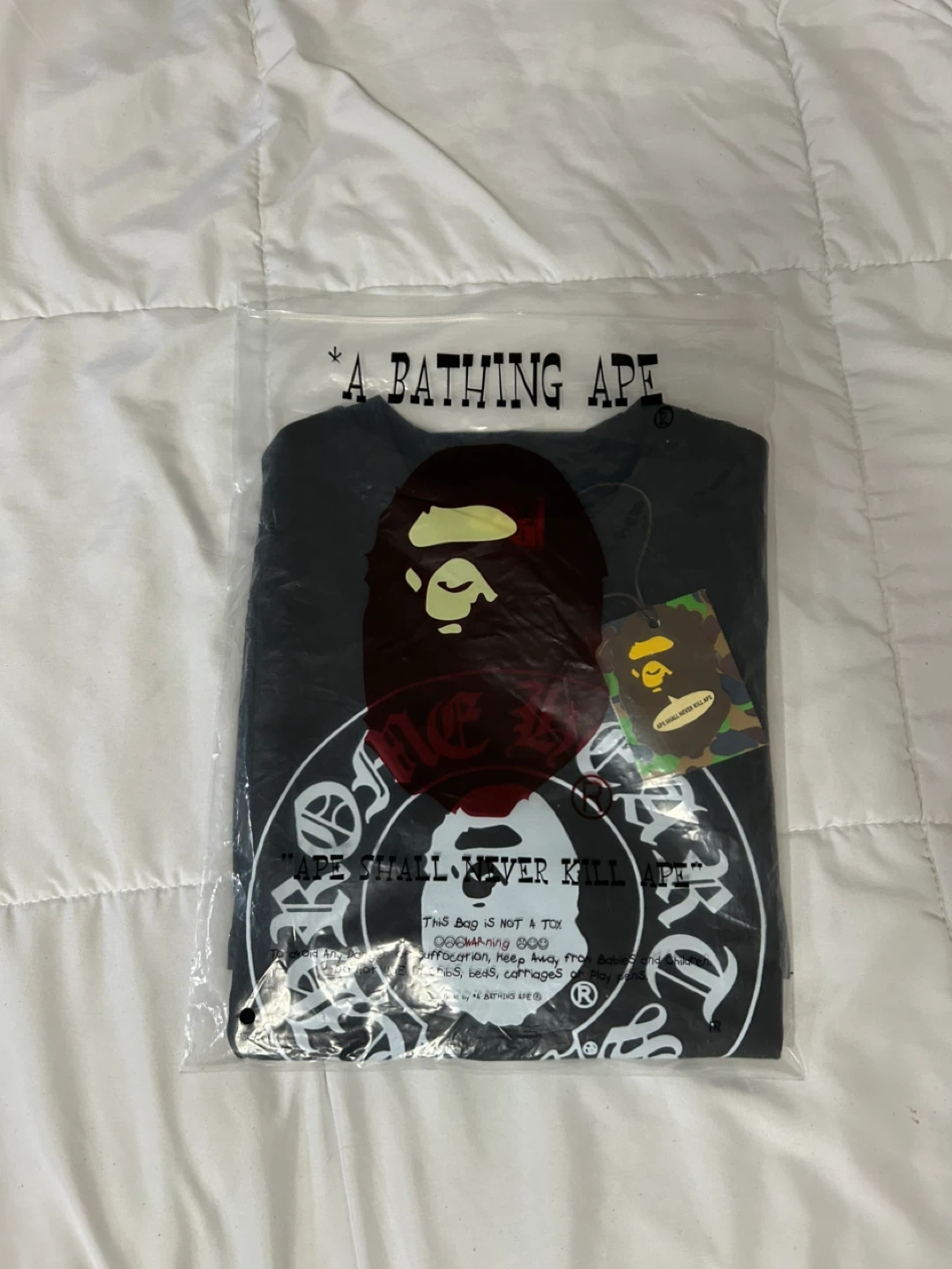 A Bathing Ape BAPE x Chrome Hearts Black T-Shirt - photo 2