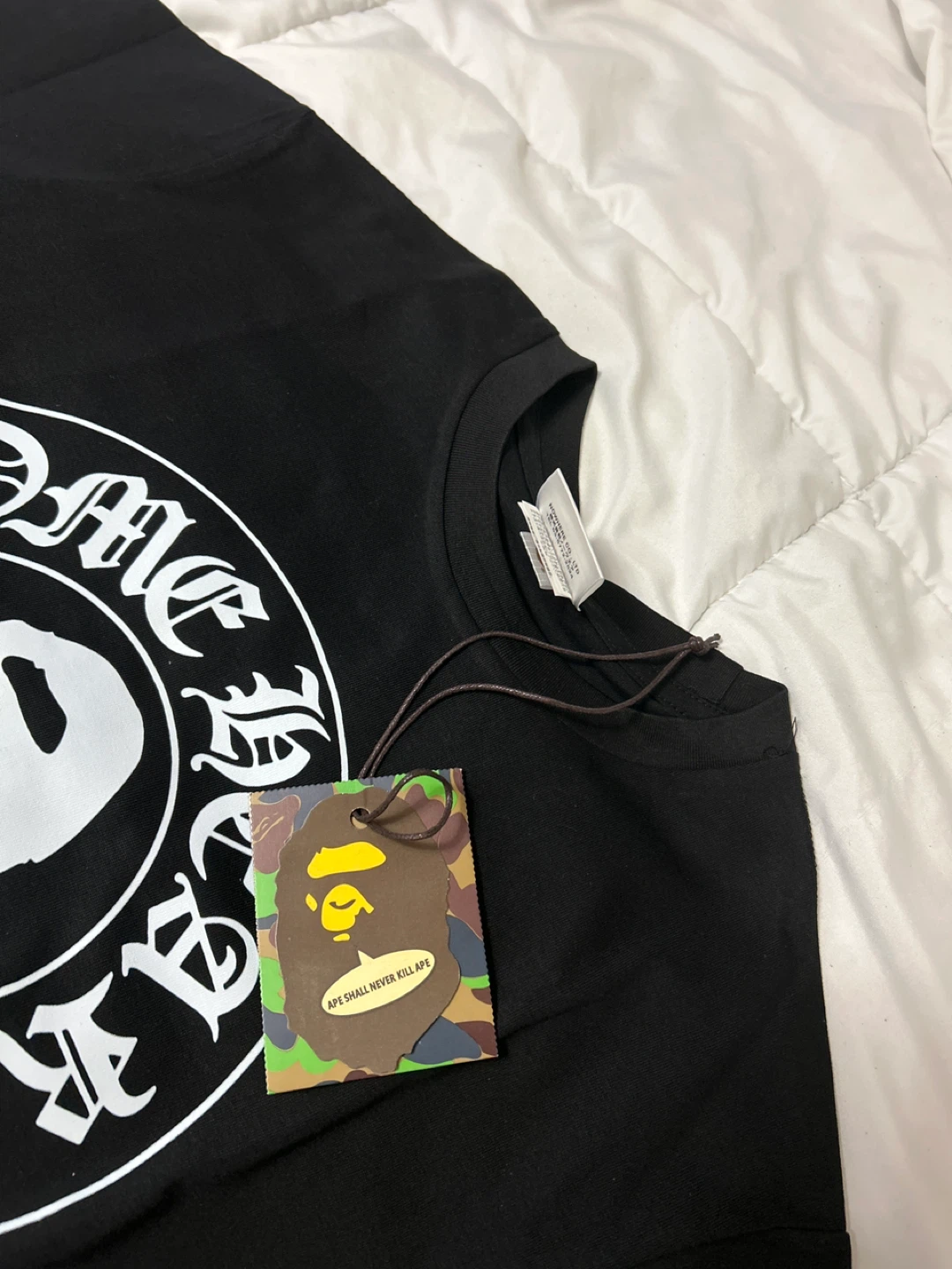 A Bathing Ape BAPE x Chrome Hearts Black T-Shirt - photo 4