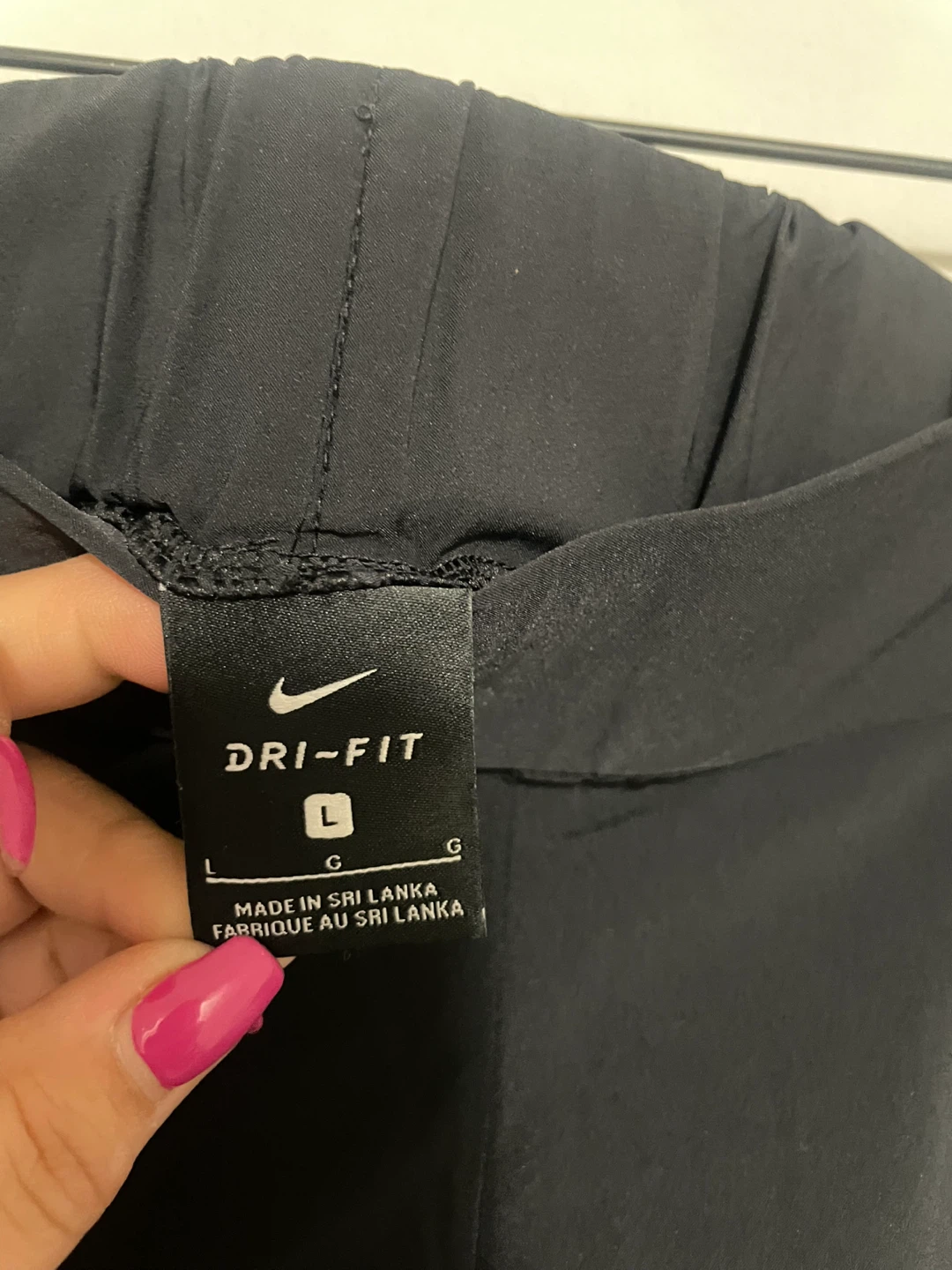 Nike Dri-Fit Black Athletic Pants Size L - photo 2