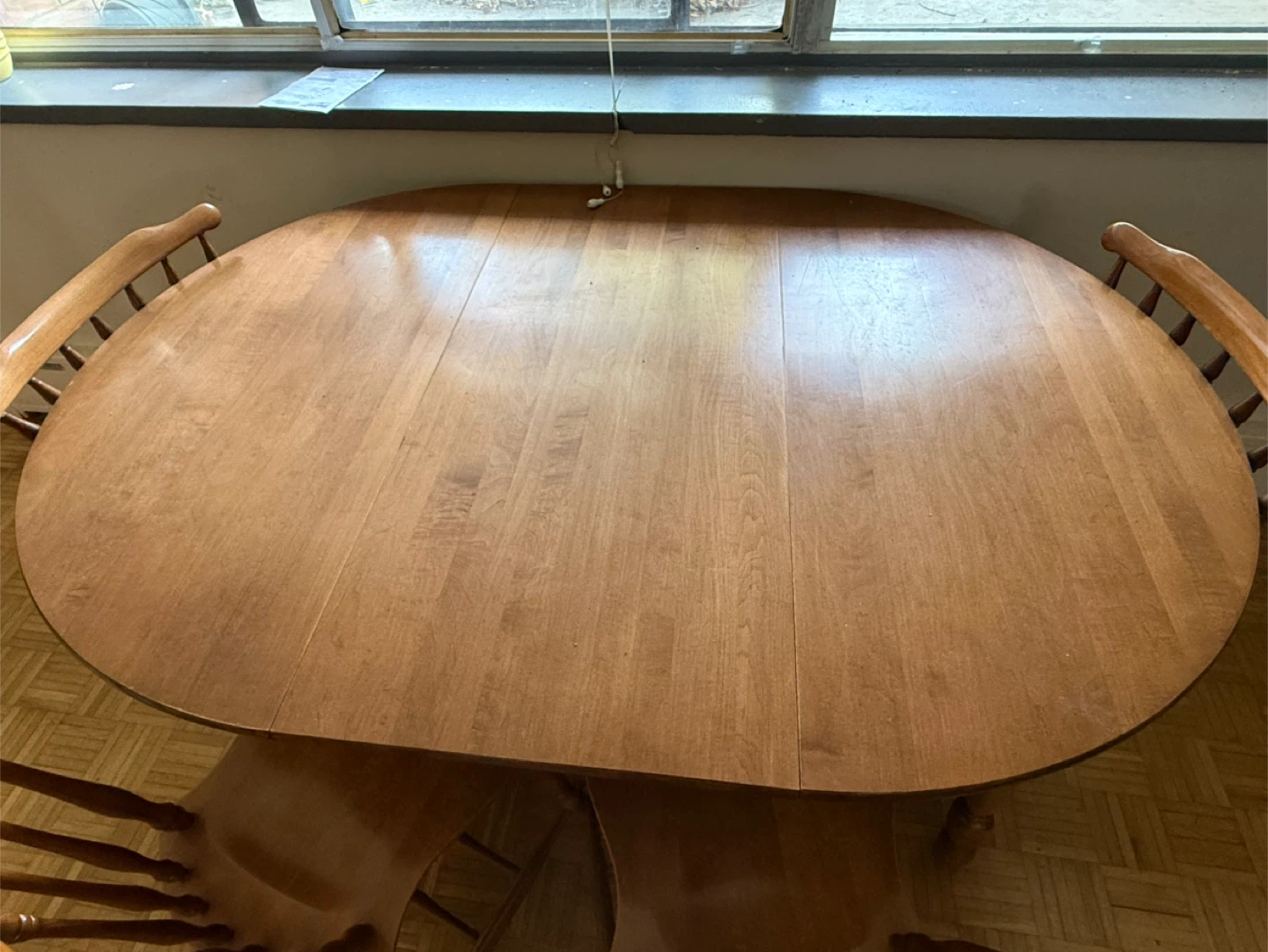 Wooden Dining Table and Chairs Set - photo 2