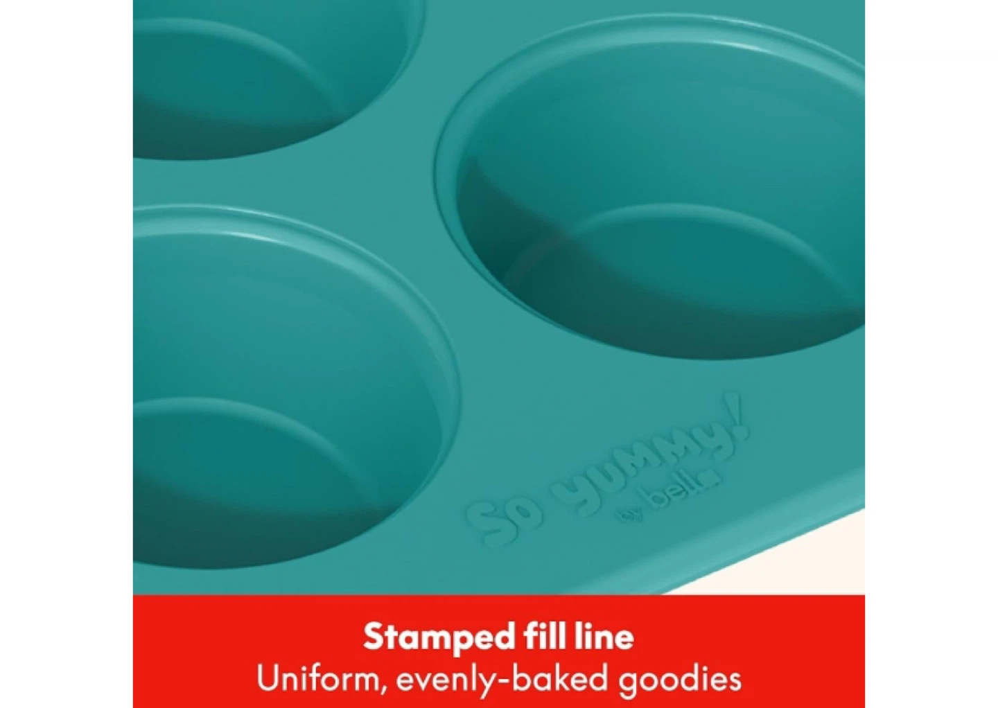 SO YUMMY by Bella Muffin Pan, 13 Round Cups - photo 3