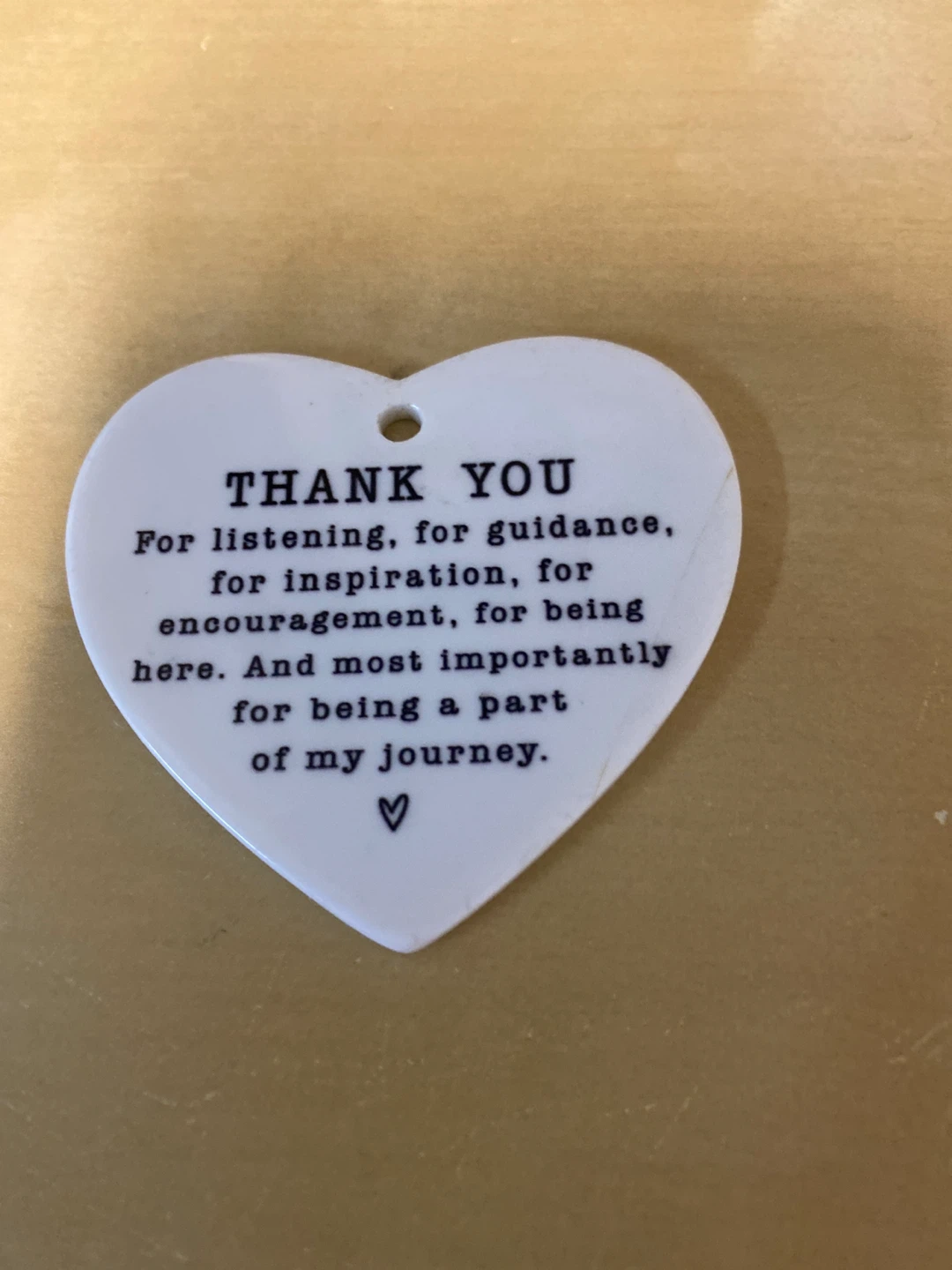 Heart Shaped Thank You Token🥕