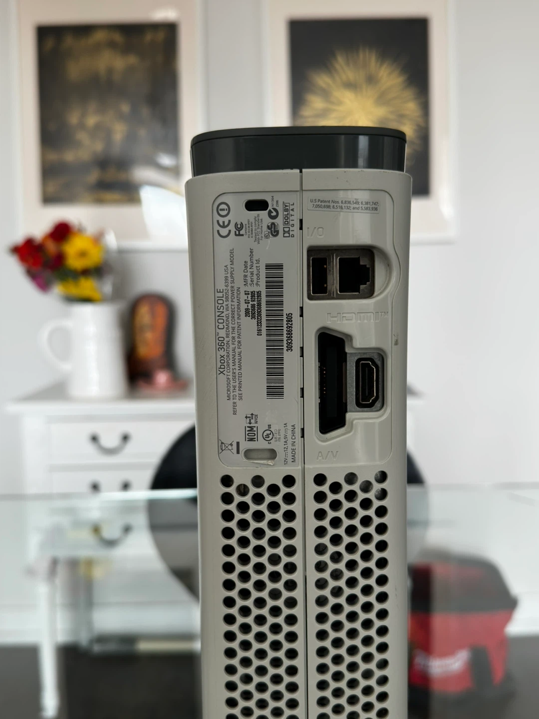 Xbox 360 Console with 60GB HDD and Controller D-pad - photo 2