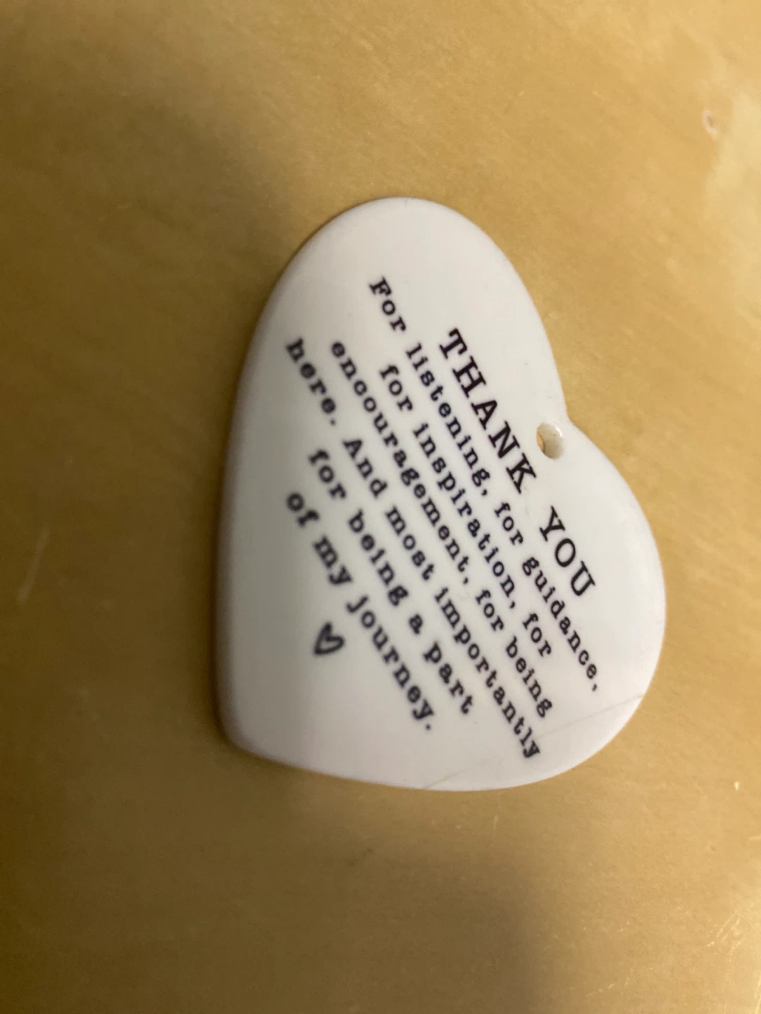 Heart Shaped Thank You Token🥕 - photo 4