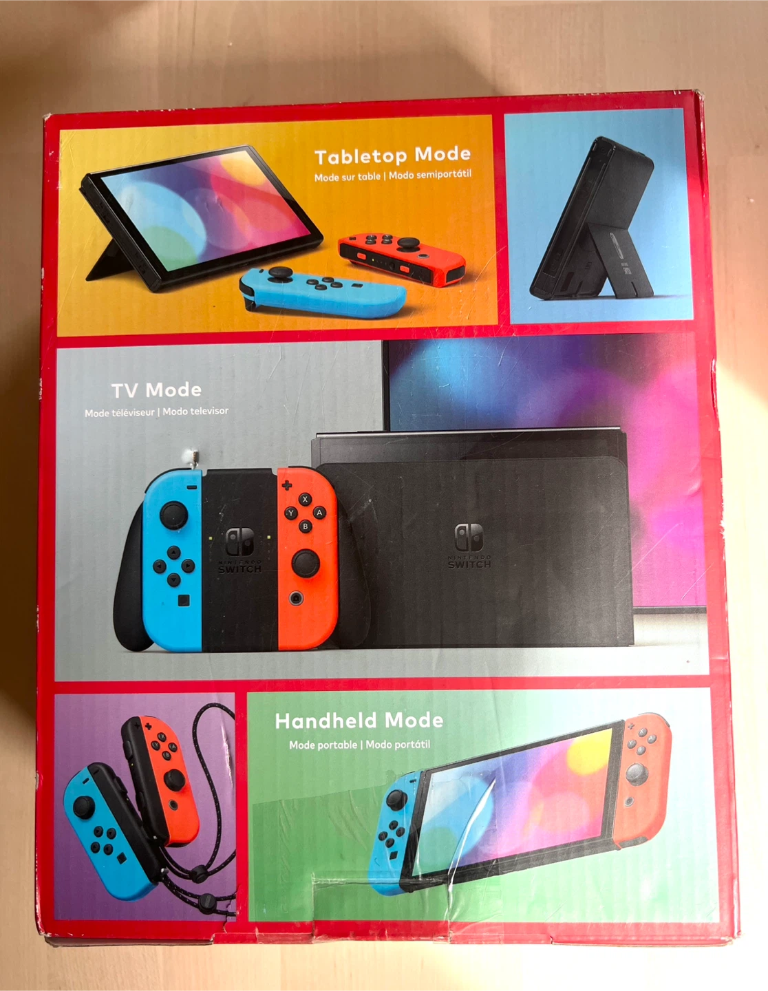 NEW Nintendo Switch OLED Bundle w/ Red & Blue Joy-Cons 🥕 - photo 3