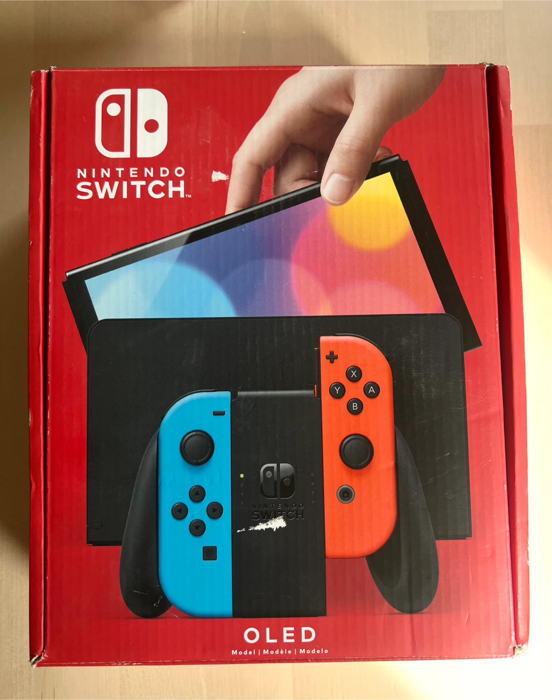 NEW Nintendo Switch OLED Bundle w/ Red & Blue Joy-Cons 🥕 - photo 2