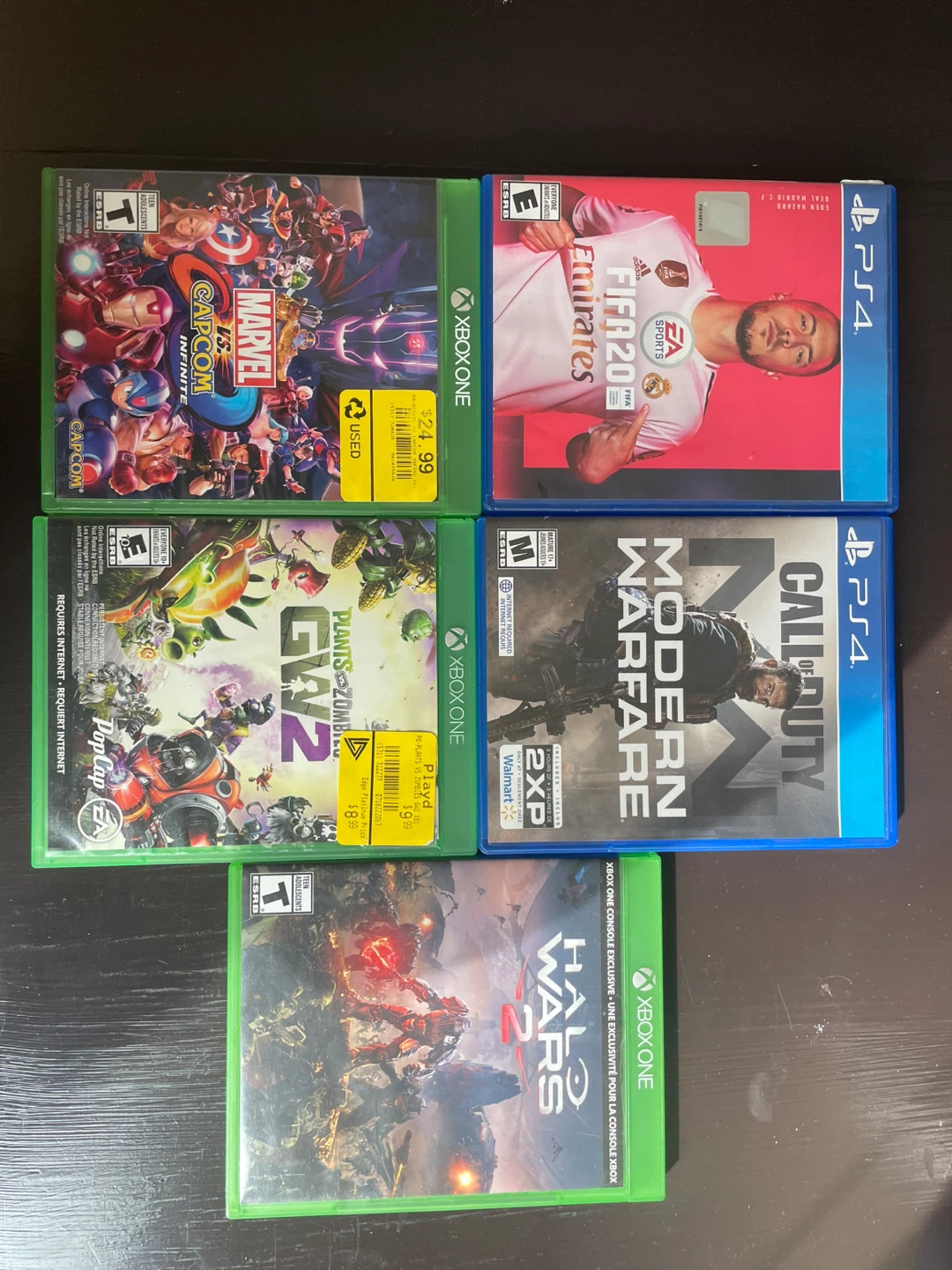 Games ps4 and Xbox