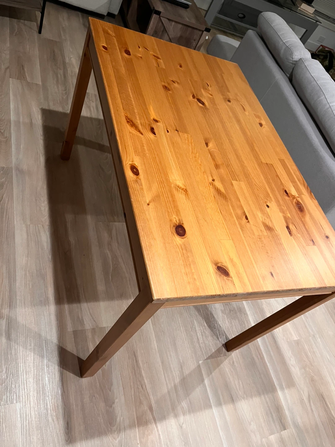 Wooden Dining Table and 4 Chairs