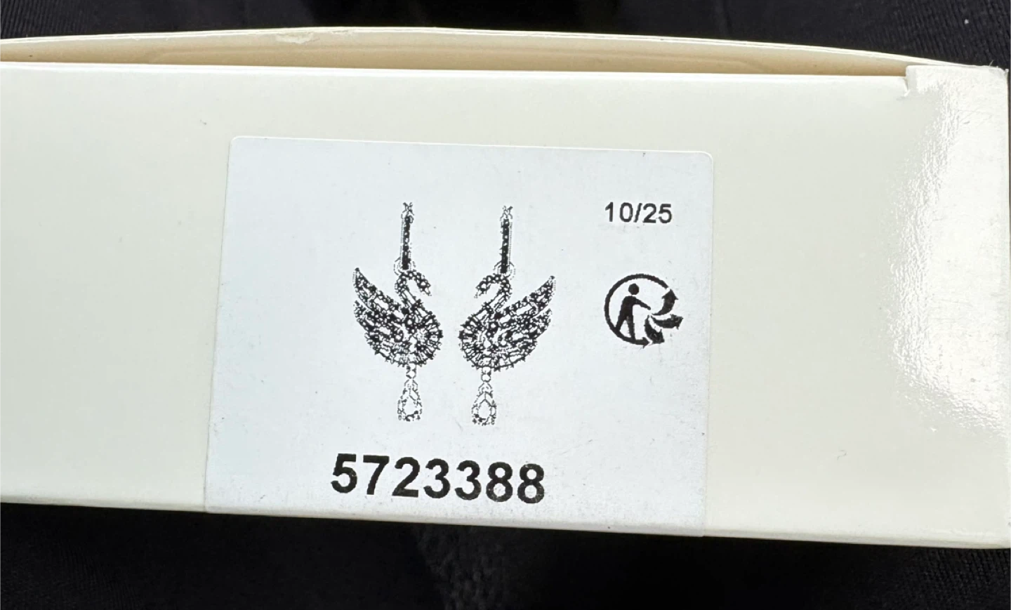 SWAROVSKI swan earrings - photo 4