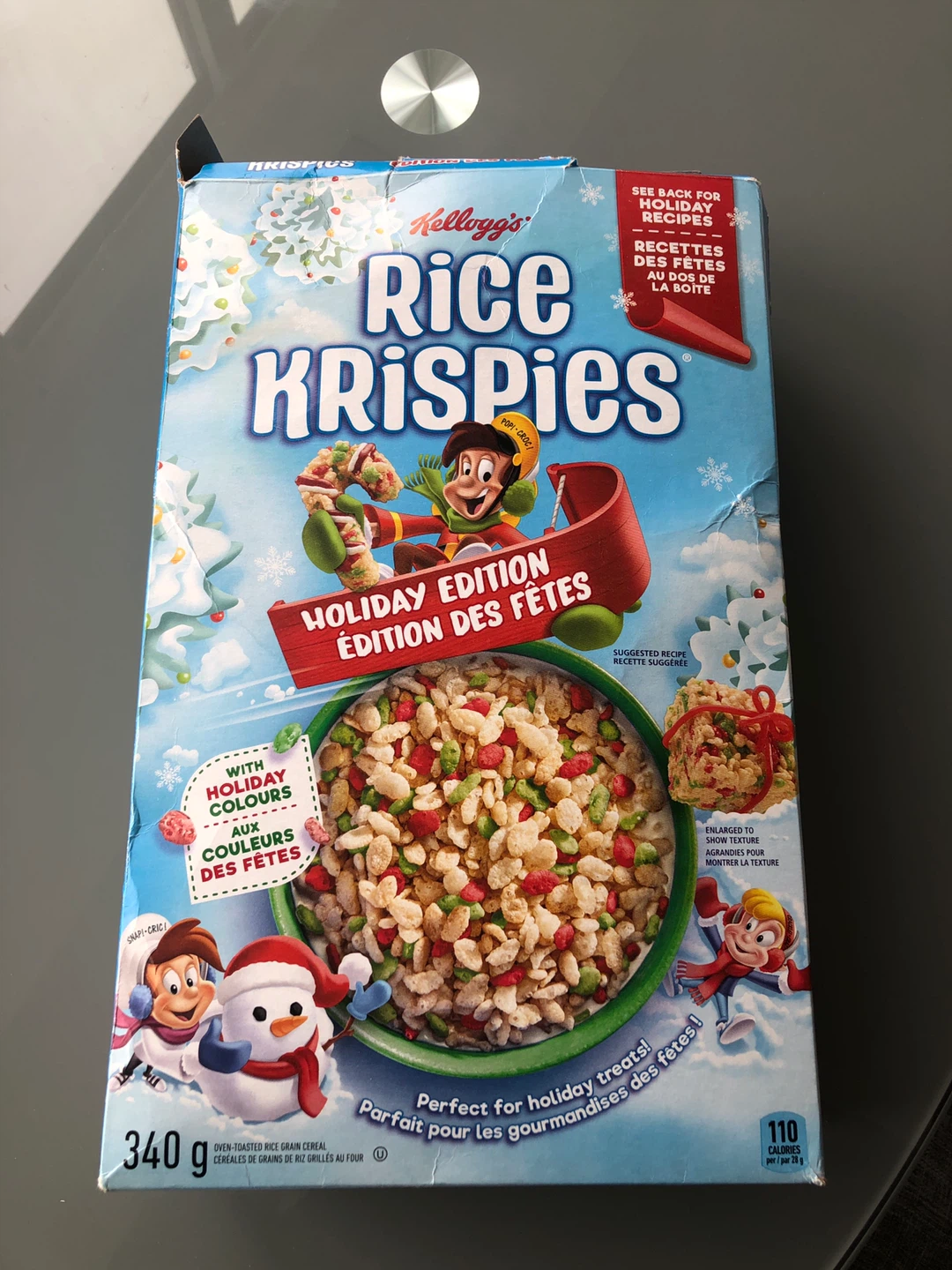 Kellogg's Rice Krispies Holiday Edition Cereal - 340g 🥕