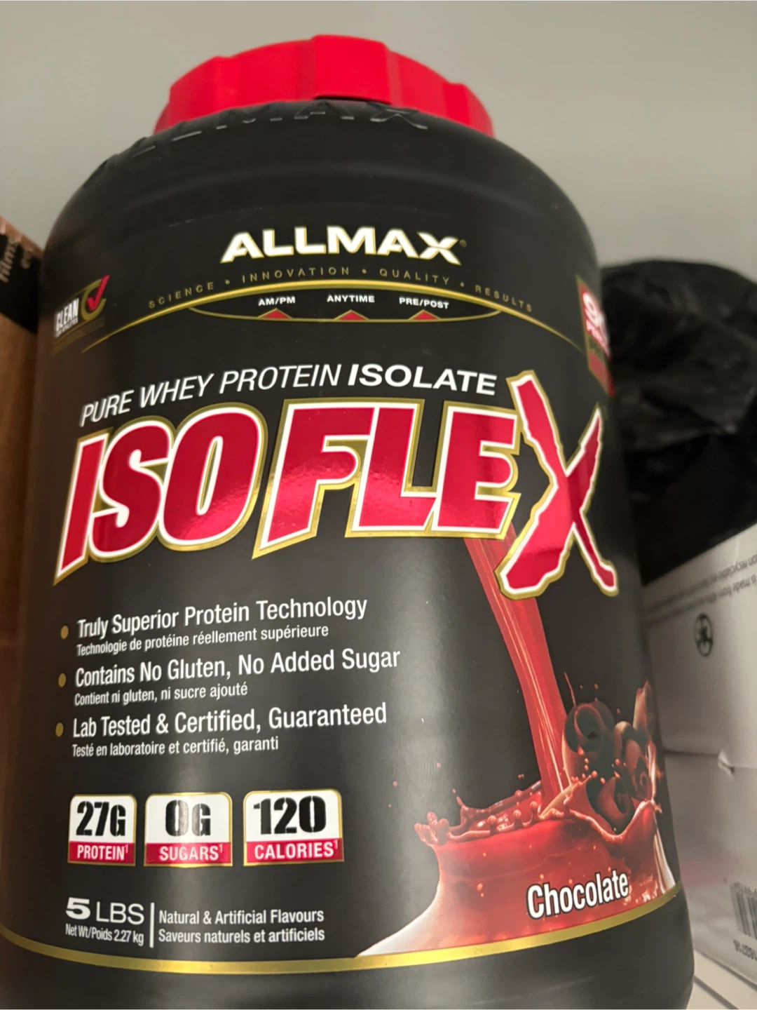 ALLMAX ISO FLEX Pure Whey Protein Isolate Chocolate Flavour 5LBS - photo 2