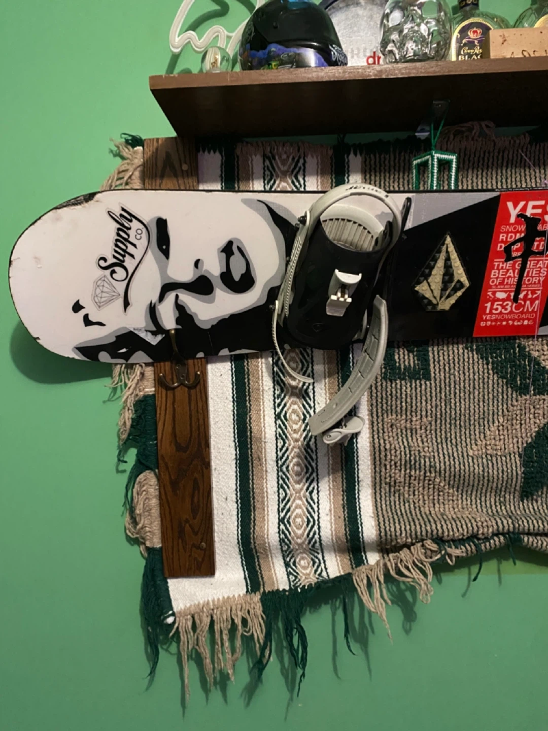 Yes Snowboard and Bindings + Nitro Snowboard Boots