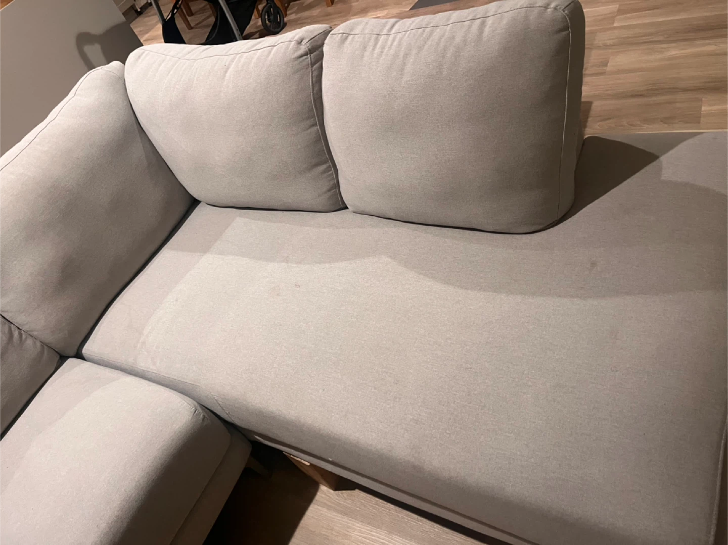 Light Gray Sectional Sofa - photo 3