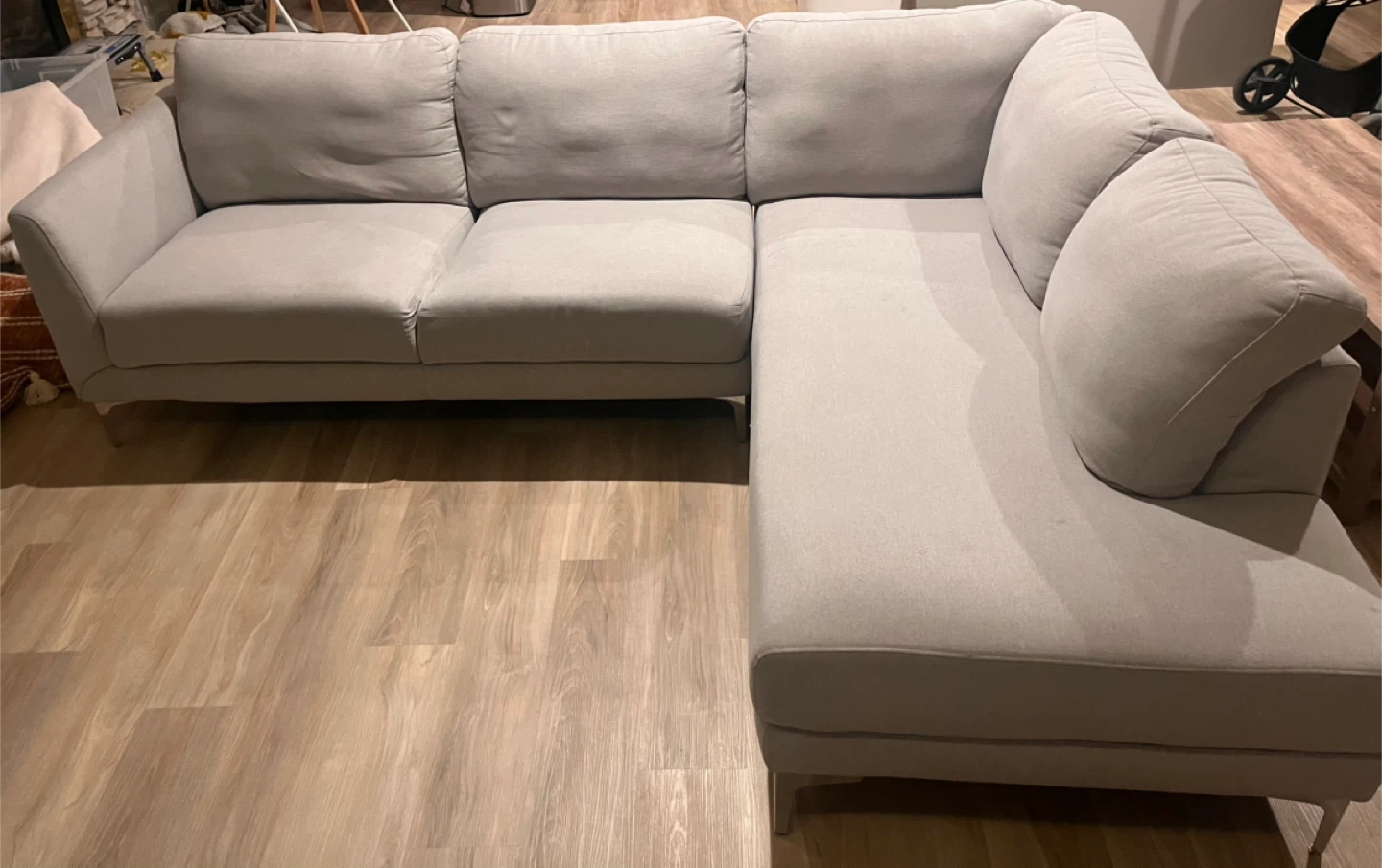 Light Gray Sectional Sofa