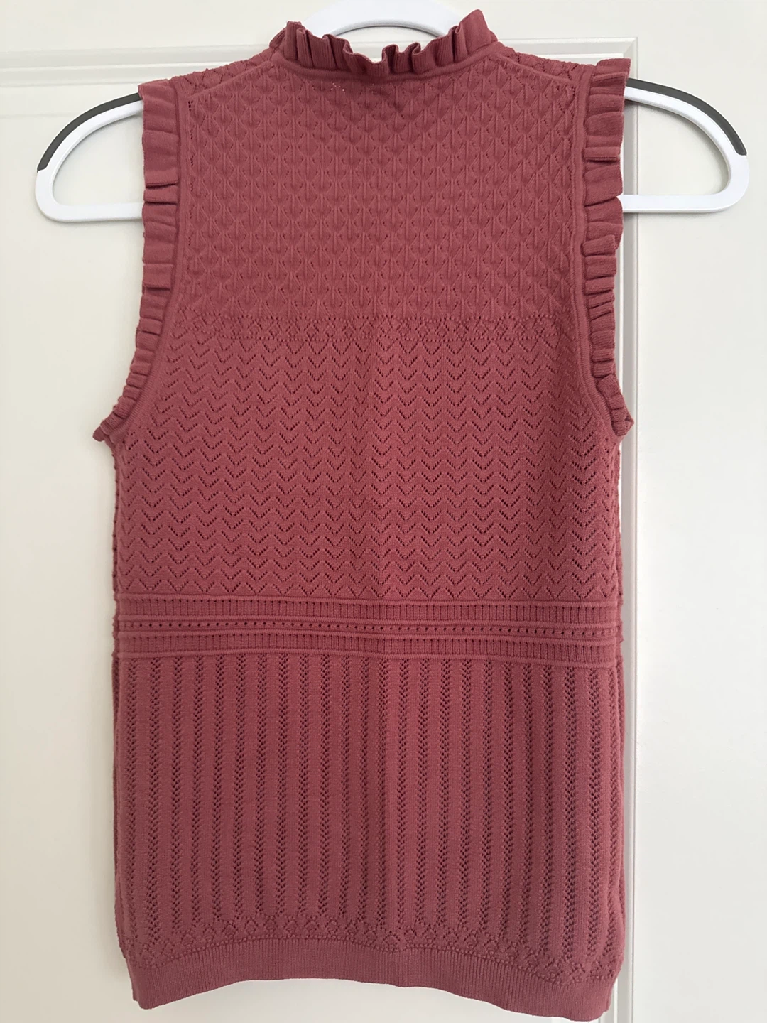 Wilfred Ruffled Knit Tank Top - photo 2