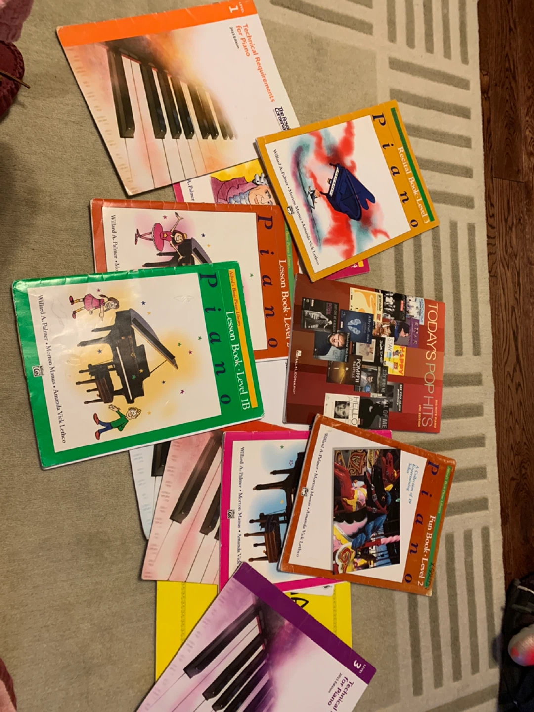 Collection of Piano Books - Levels 1, 2, 3 & Pop Hits