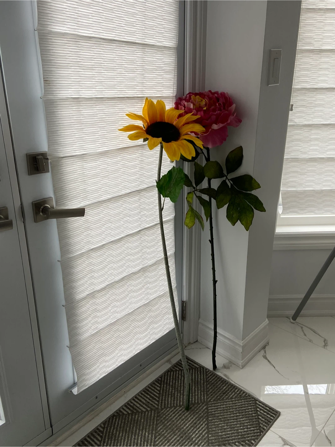 Artificial Sunflower and Peony Floral Arrangement - photo 2