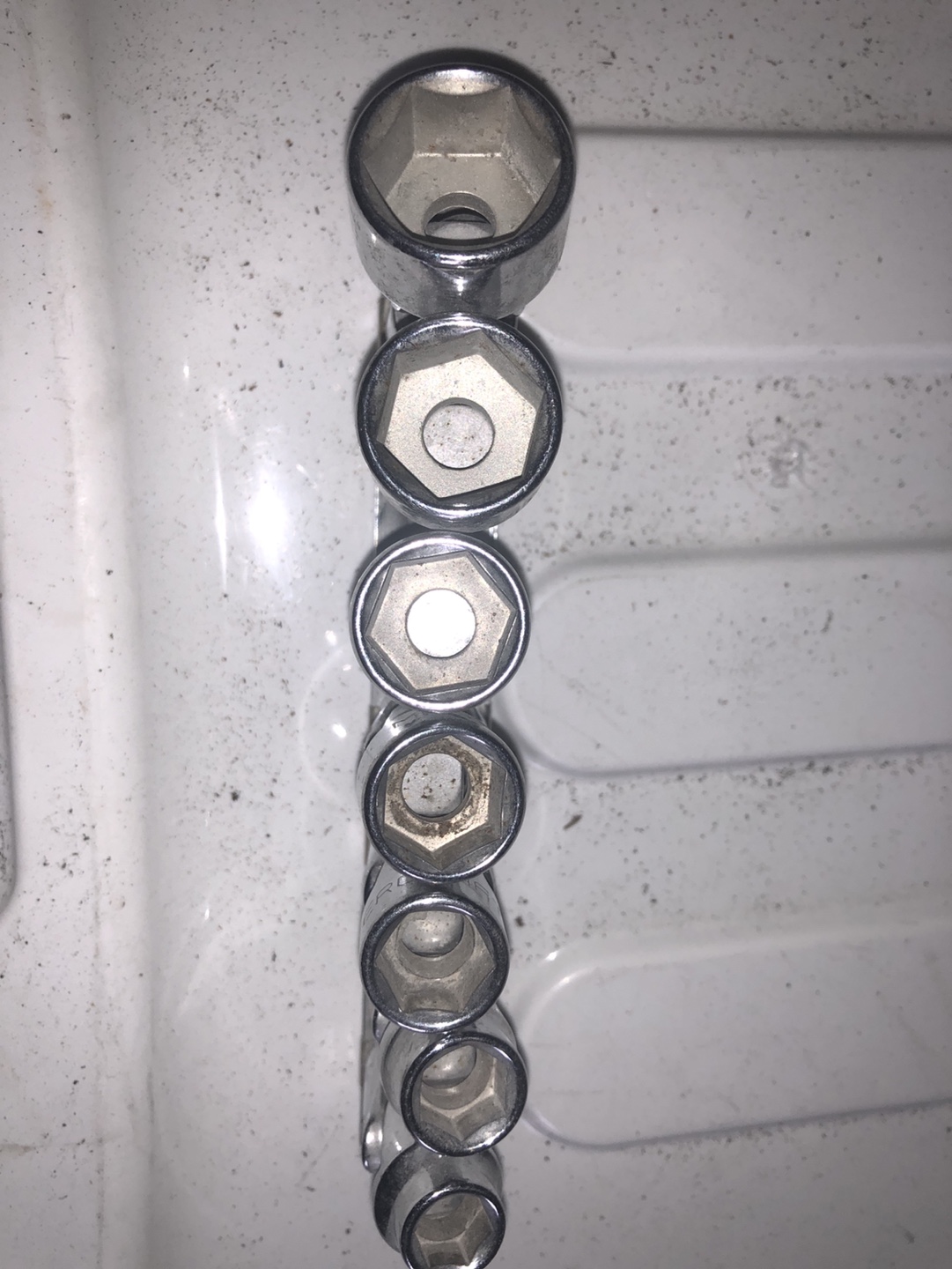 Mastercraft Socket Set - 7 Piece Universal Joint Deep Sockets - photo 2