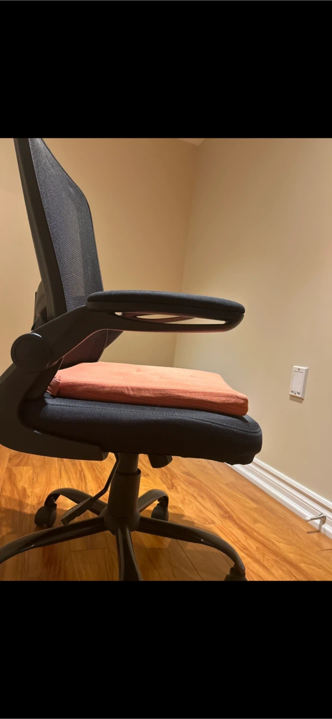Adjustable Rolling Laptop Desk and office chair - photo 2