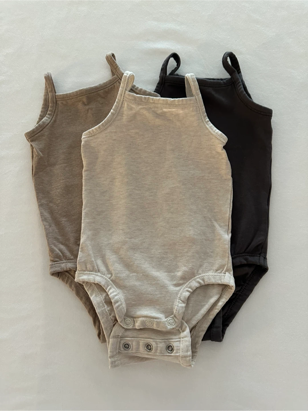 3-Pack Baby Sleeveless Bodysuits - Size 3M - photo 3