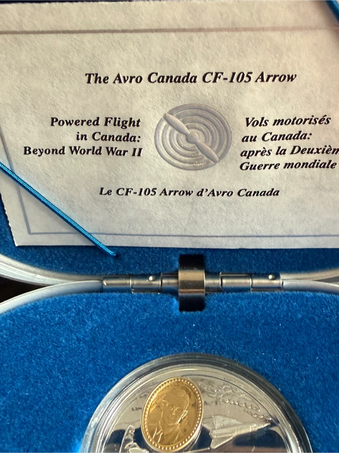 Canada 20 Dollars Coin - Avro Canada CF-105 Arrow - photo 3