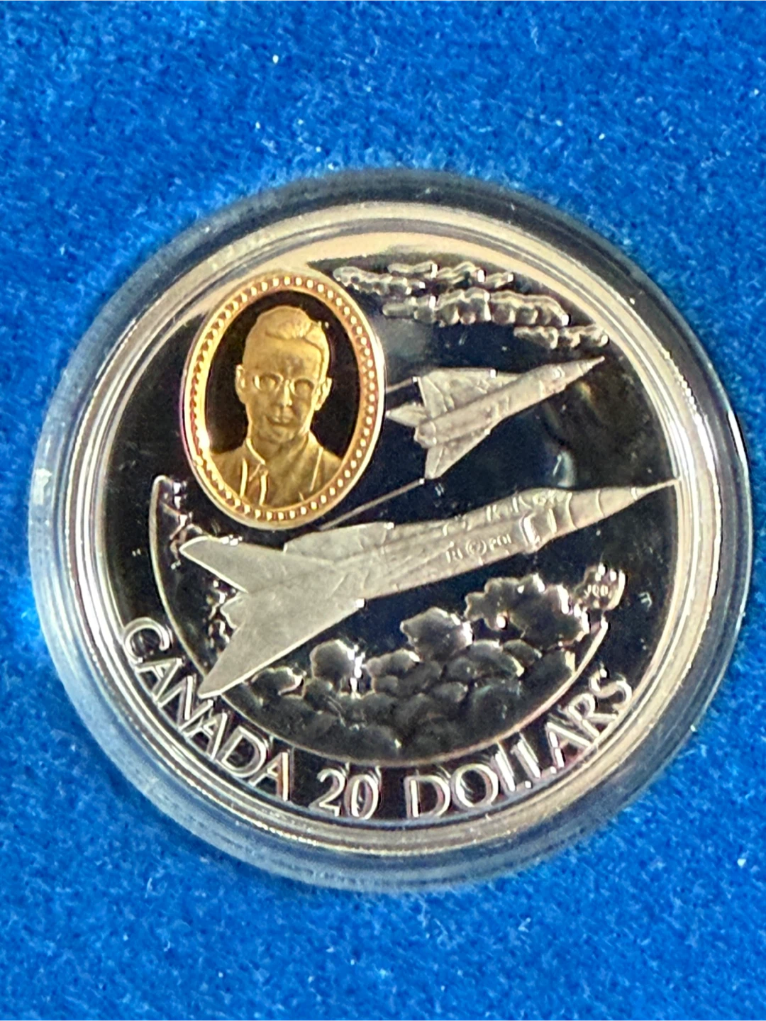 Canada 20 Dollars Coin - Avro Canada CF-105 Arrow