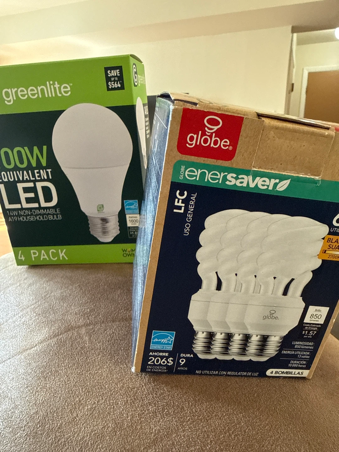 Greenlite & Globe Enersaver bulbs 🥕 - photo 2