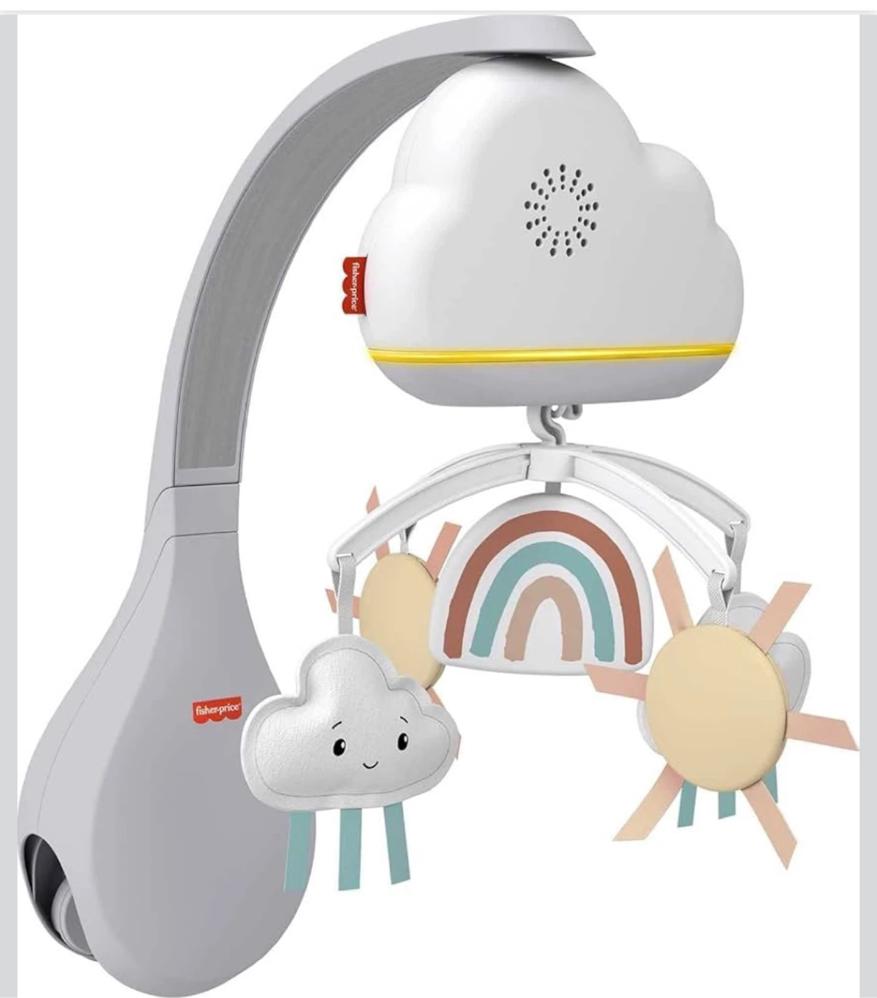 Fisher-Price Rainbow Showers Bassinet To Bedside Mobile