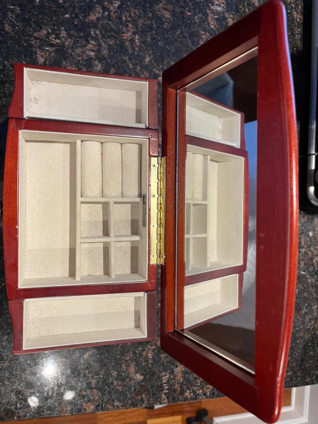 Mele & Co. Wooden Jewelry Box