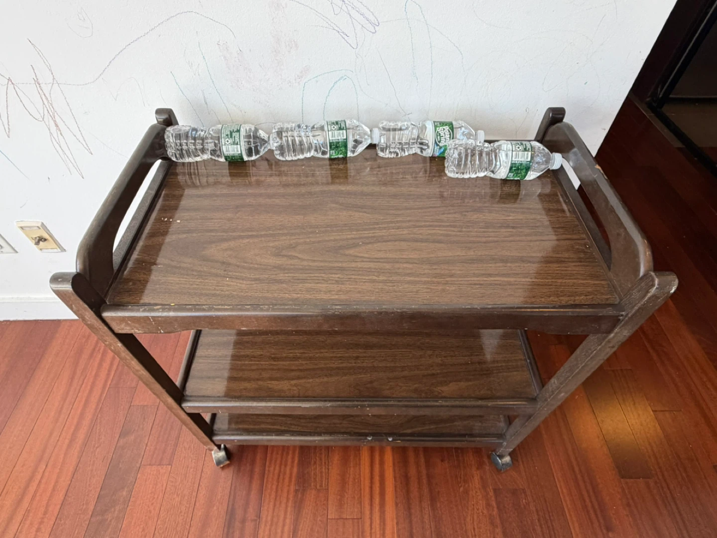 Vintage 3-Tier Serving Cart - photo 3