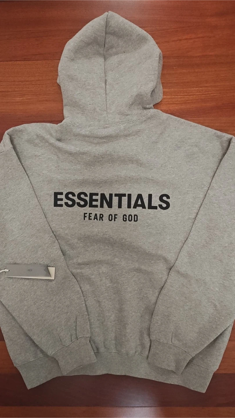 Essentials Fear of God Hoodie ( grey and oatmeal) - photo 2