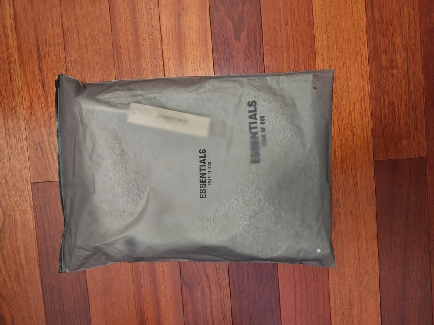 Essentials Fear of God Hoodie ( grey and oatmeal) - photo 3