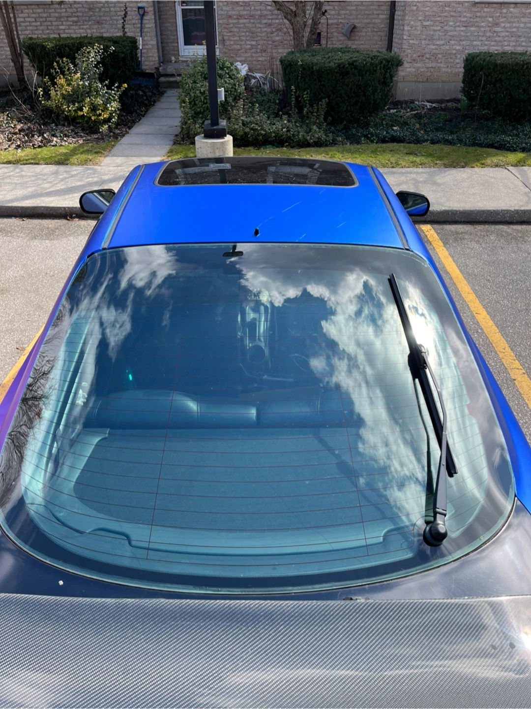 Blue Acura RSX Coupe with Spoiler - photo 4