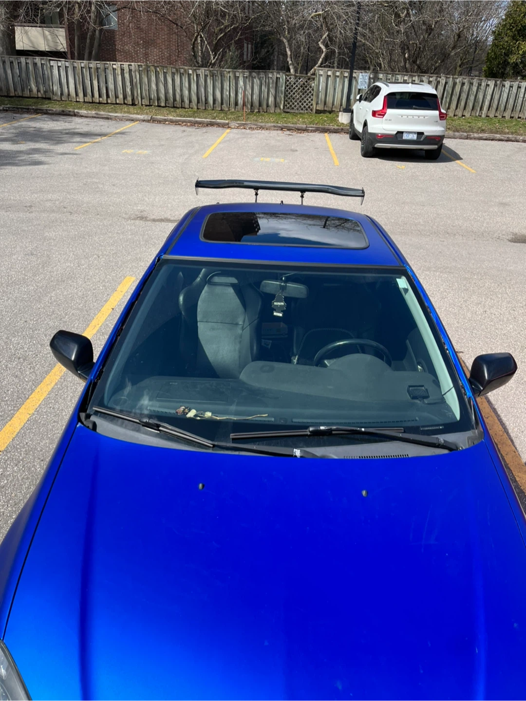 Blue Acura RSX Coupe with Spoiler - photo 2
