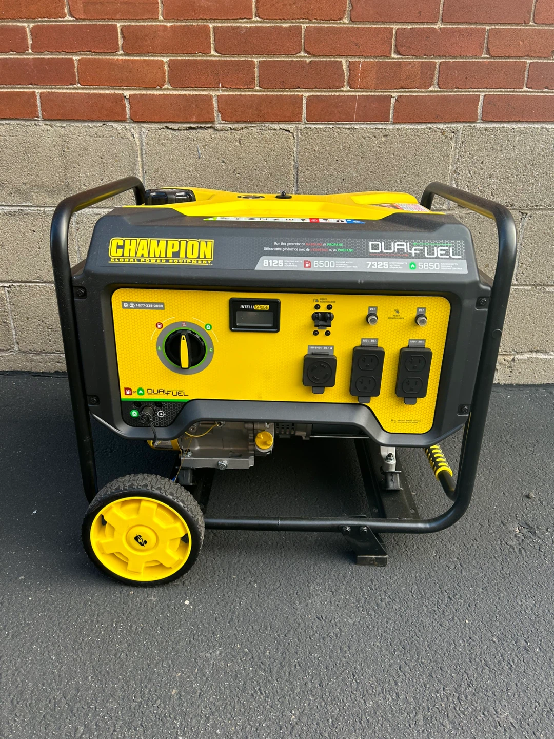 Champion Dual Fuel Generator 8125 Starting Watts