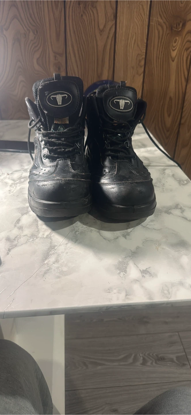 Black Work Boots csa approved 10