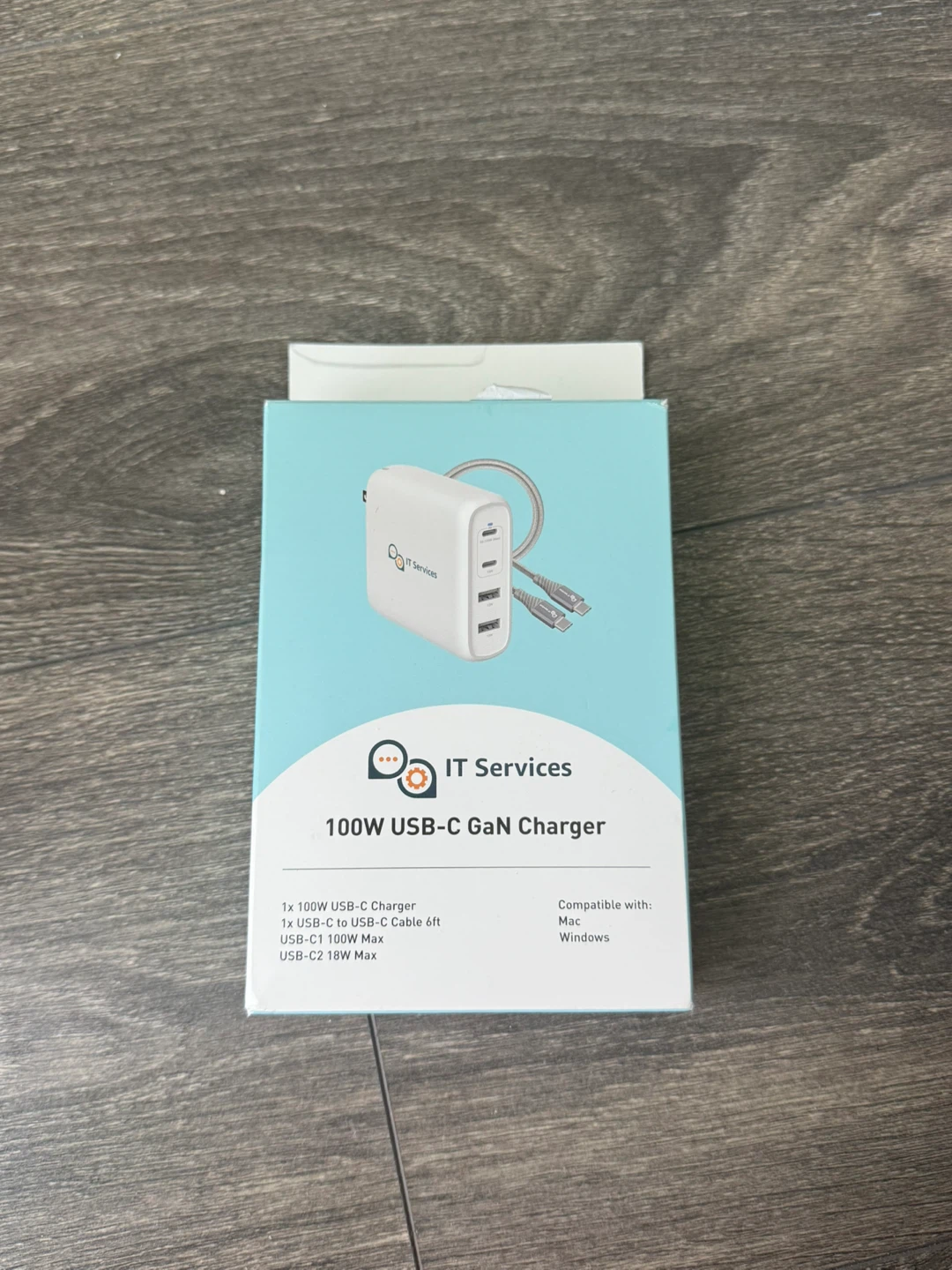 IT Services 100W USB-C GaN Charger