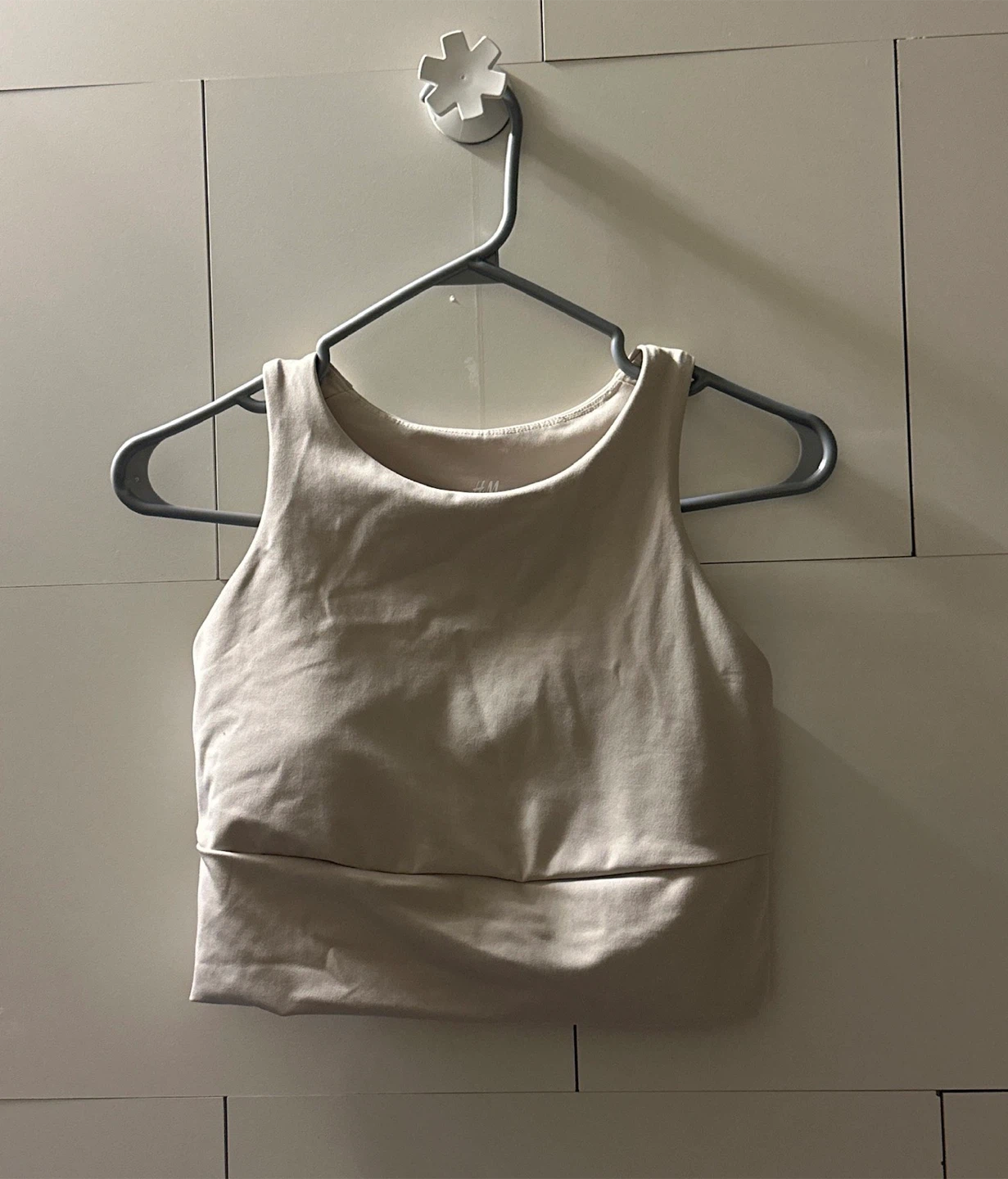 H&M Sports Tank Tops - Black & Beige