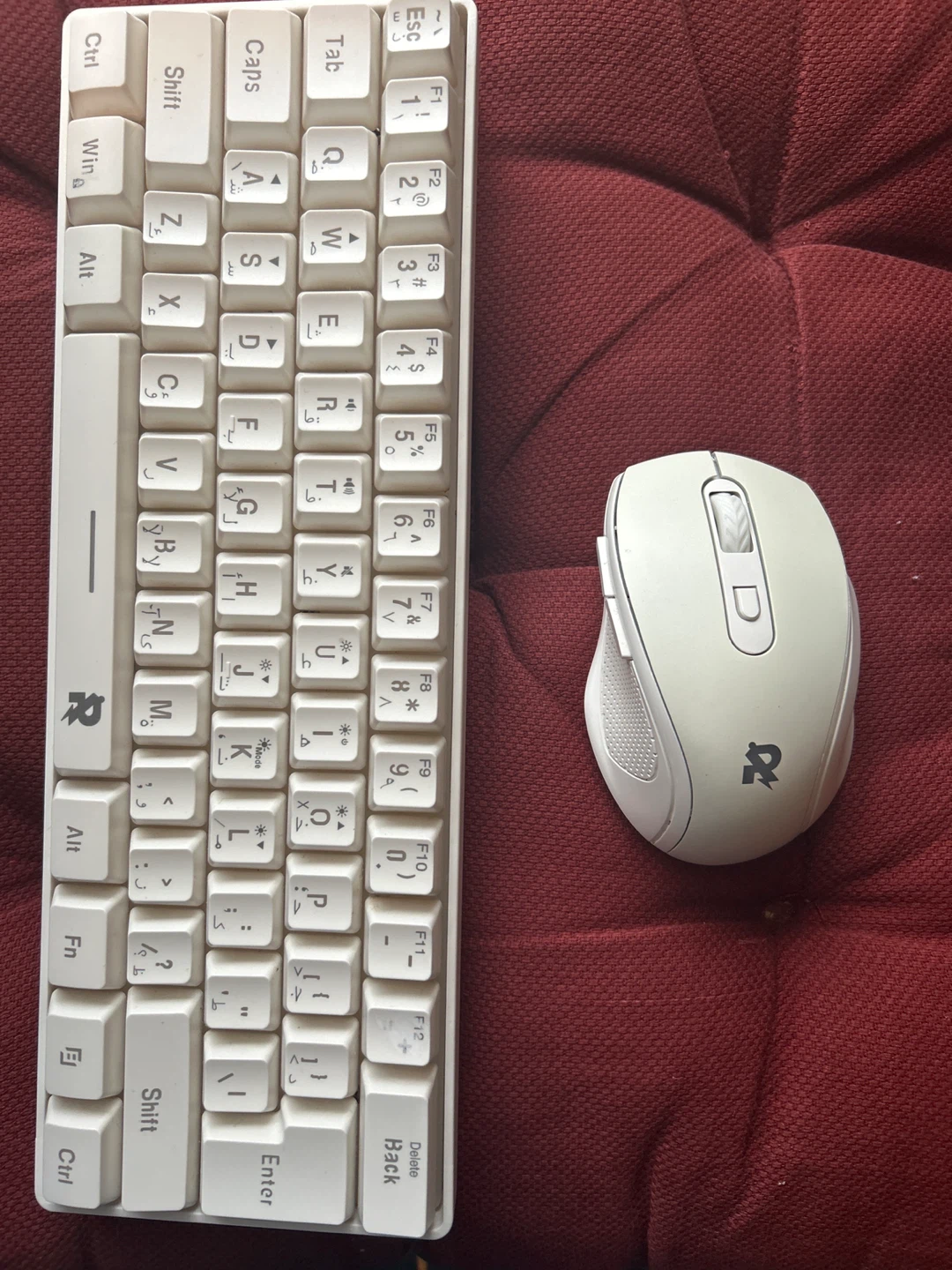 Wireless Keyboard and Mouse Combo with LED lights