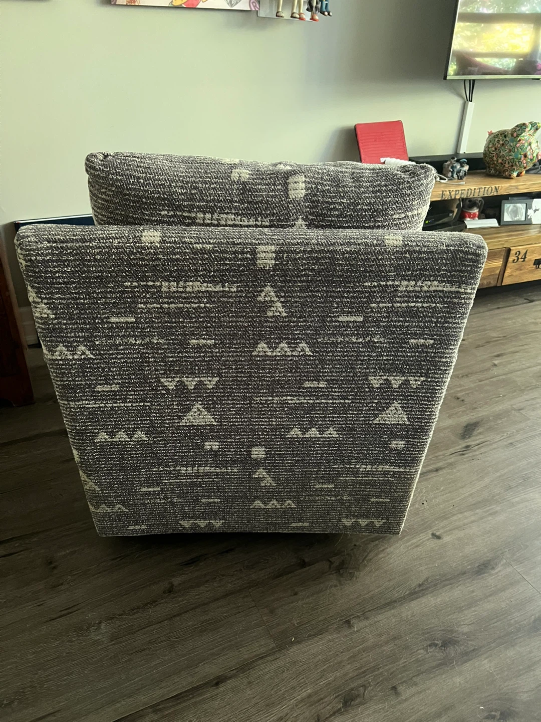 Armchair with Geometric Pattern - photo 3