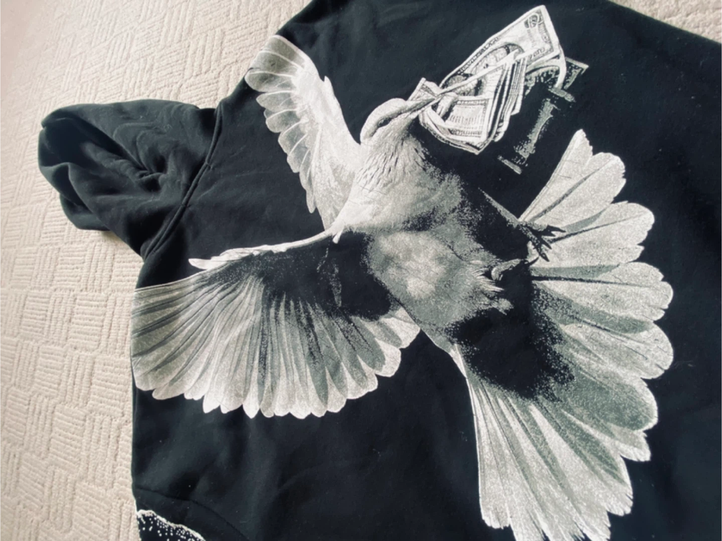 Black Graphic Hoodie - photo 2