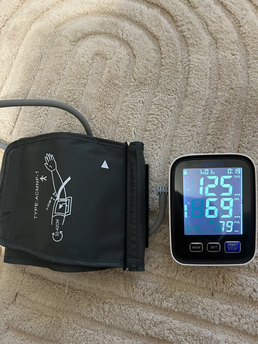 Redood Upper Arm Electronic Blood Pressure Monitor - photo 3