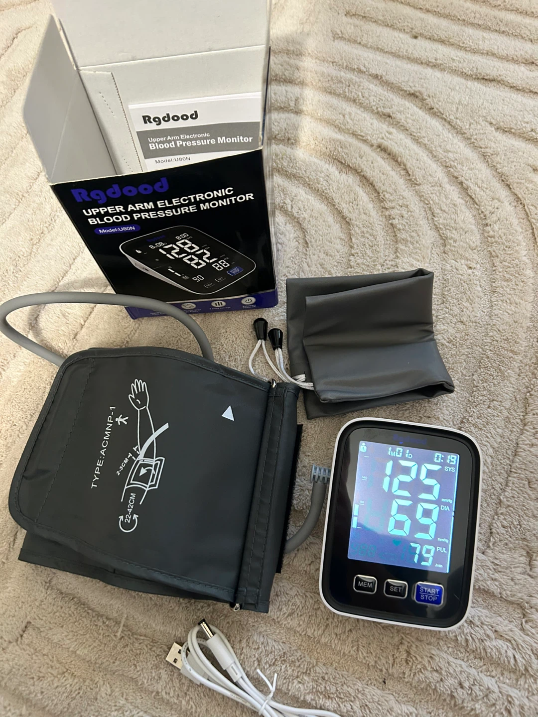 Redood Upper Arm Electronic Blood Pressure Monitor - photo 2