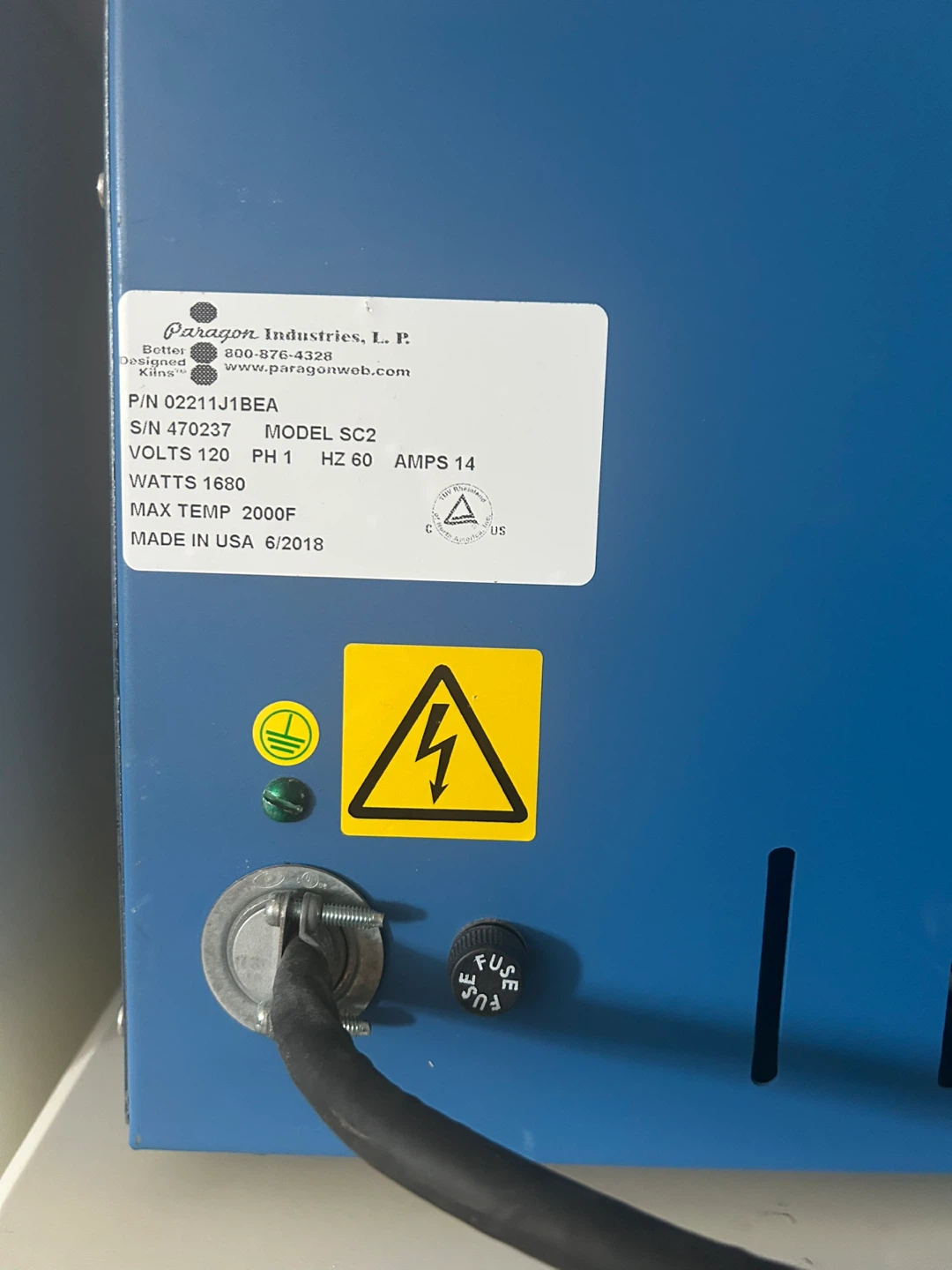 Paragon SENTRY Xpress 4.0 Kiln - photo 3