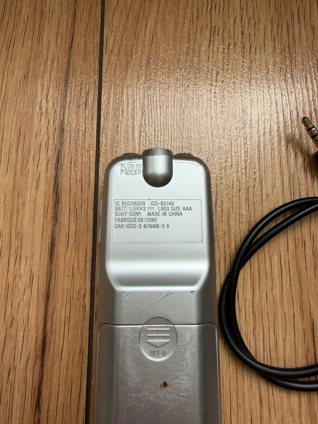 Sony ICD-BX140 Digital Voice Recorder – 3.5mm Jack - photo 2