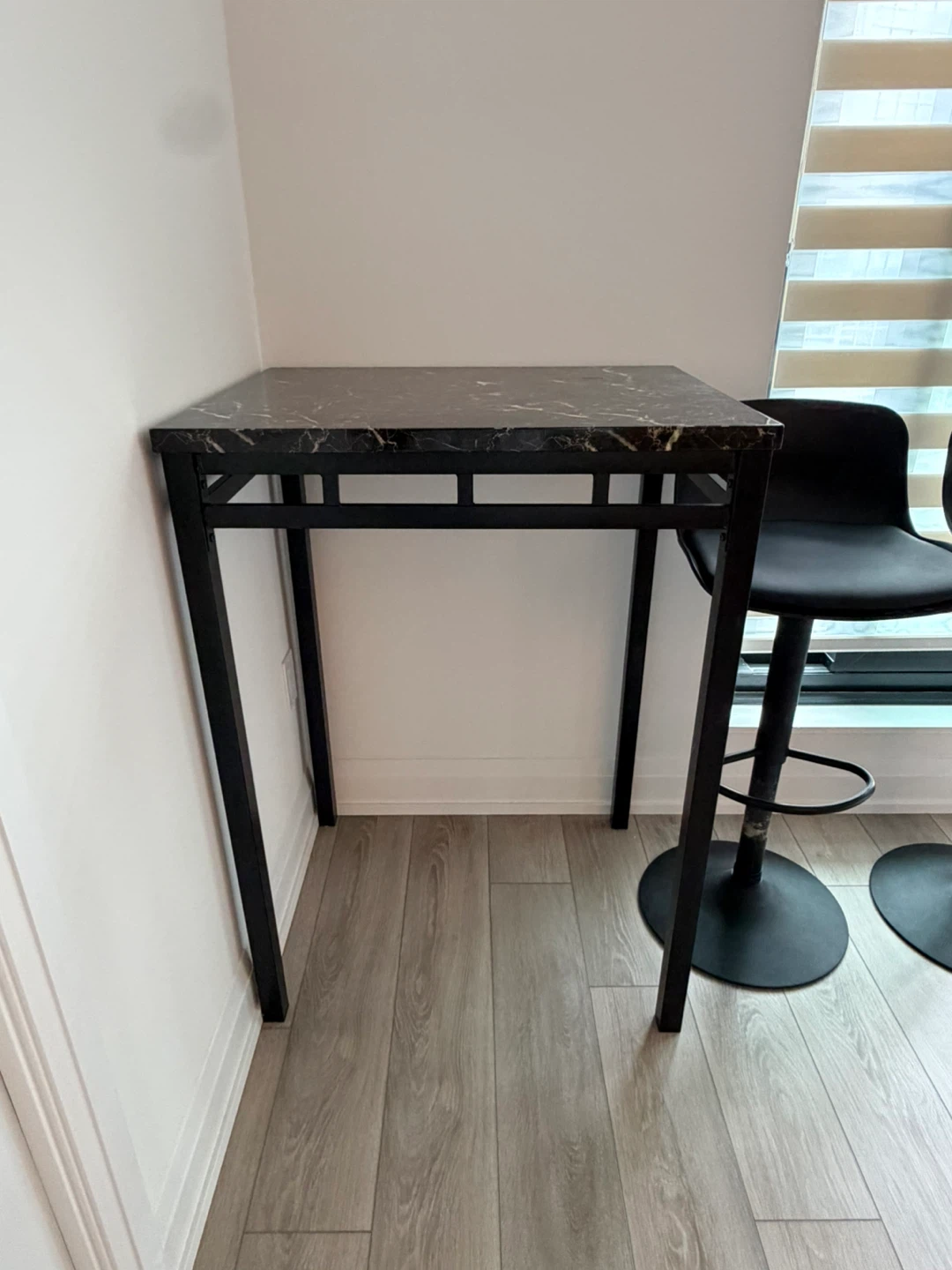 Bar Table and Chairs Set - Like New - photo 3