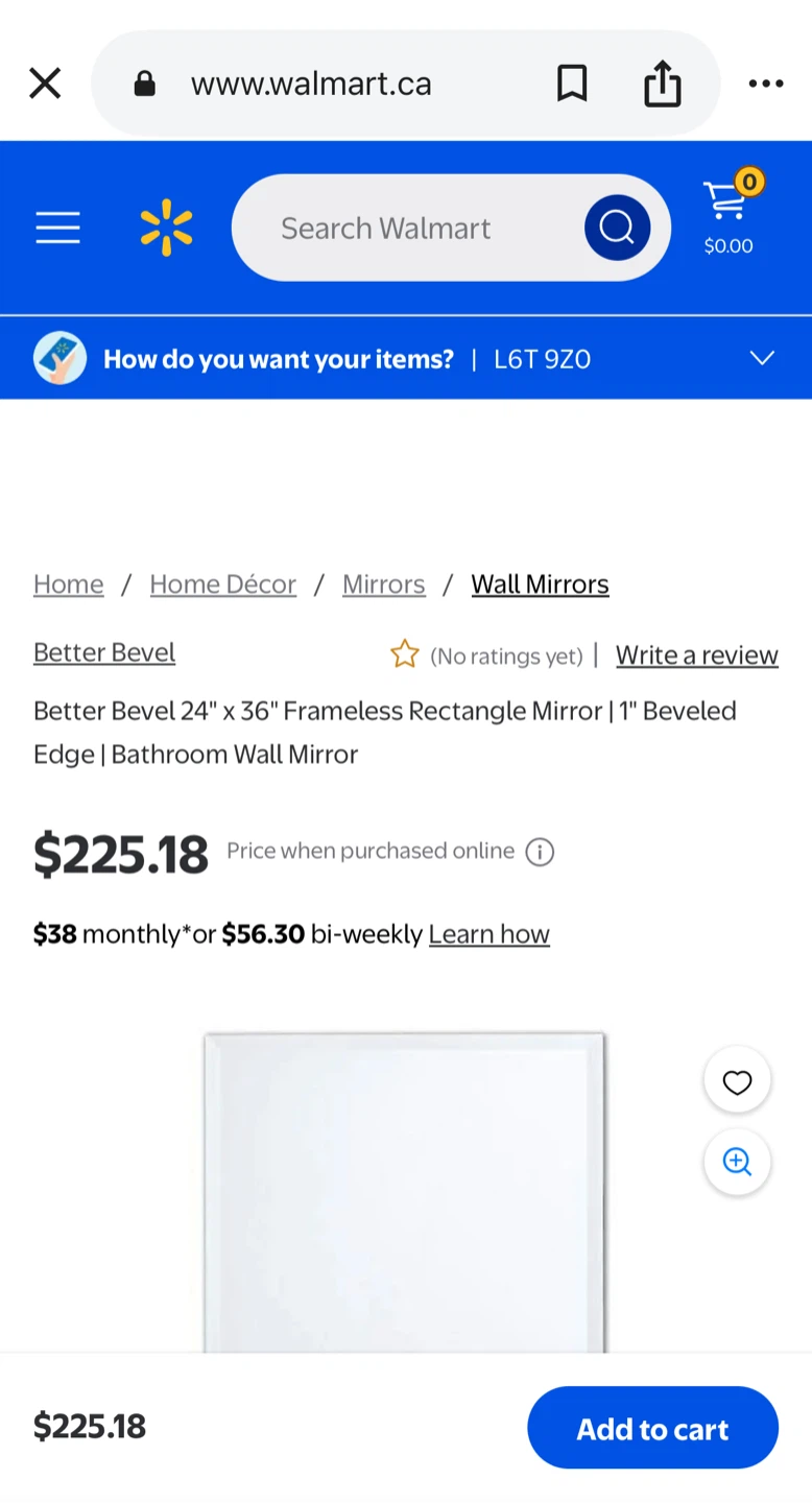 Better Bevel 24" x 36" Frameless Rectangle Mirror - photo 3